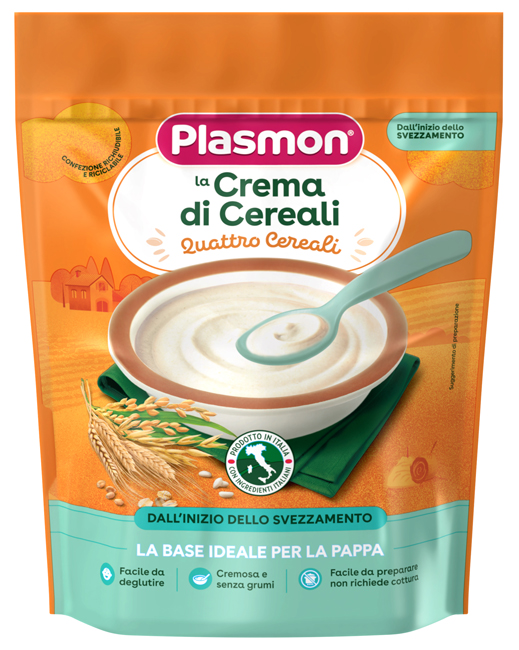 Plasmon Crema Ai 4 Cereali Per Bambini 200 g